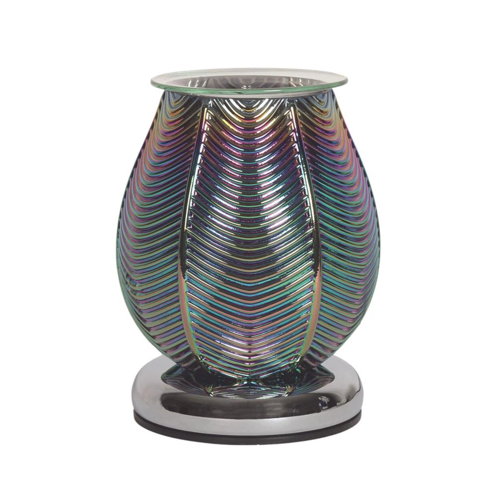 Aroma Jade Lustre Ribbed Electric Wax Melt Warmer £23.84